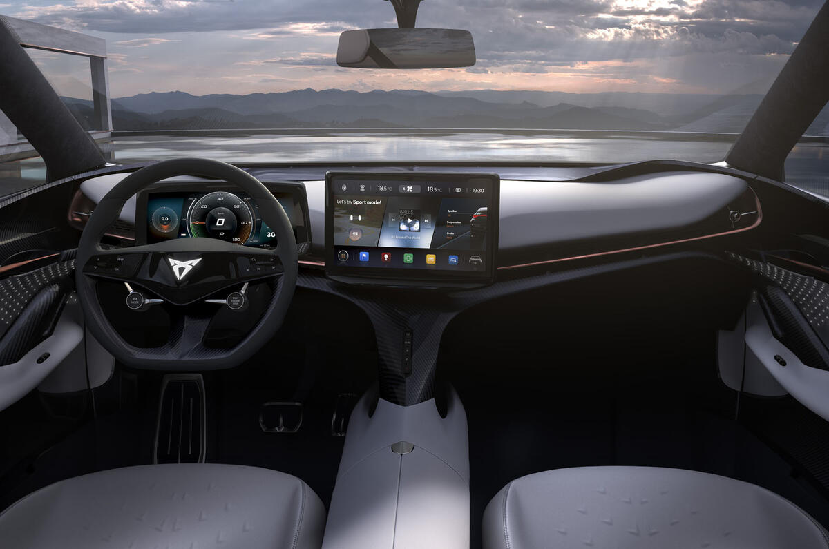2019 Cupra Tavascan concept - dashboard