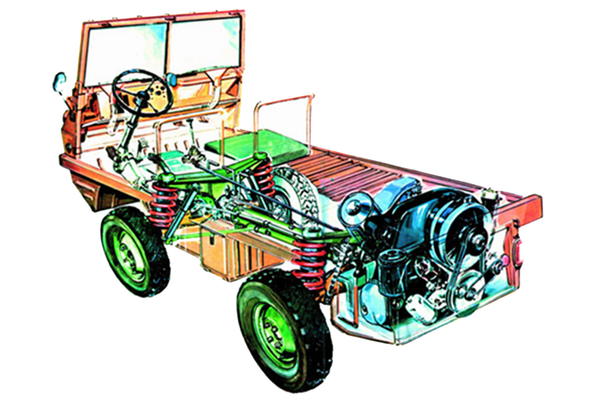 Steyr-Puch Haflinger cutaway