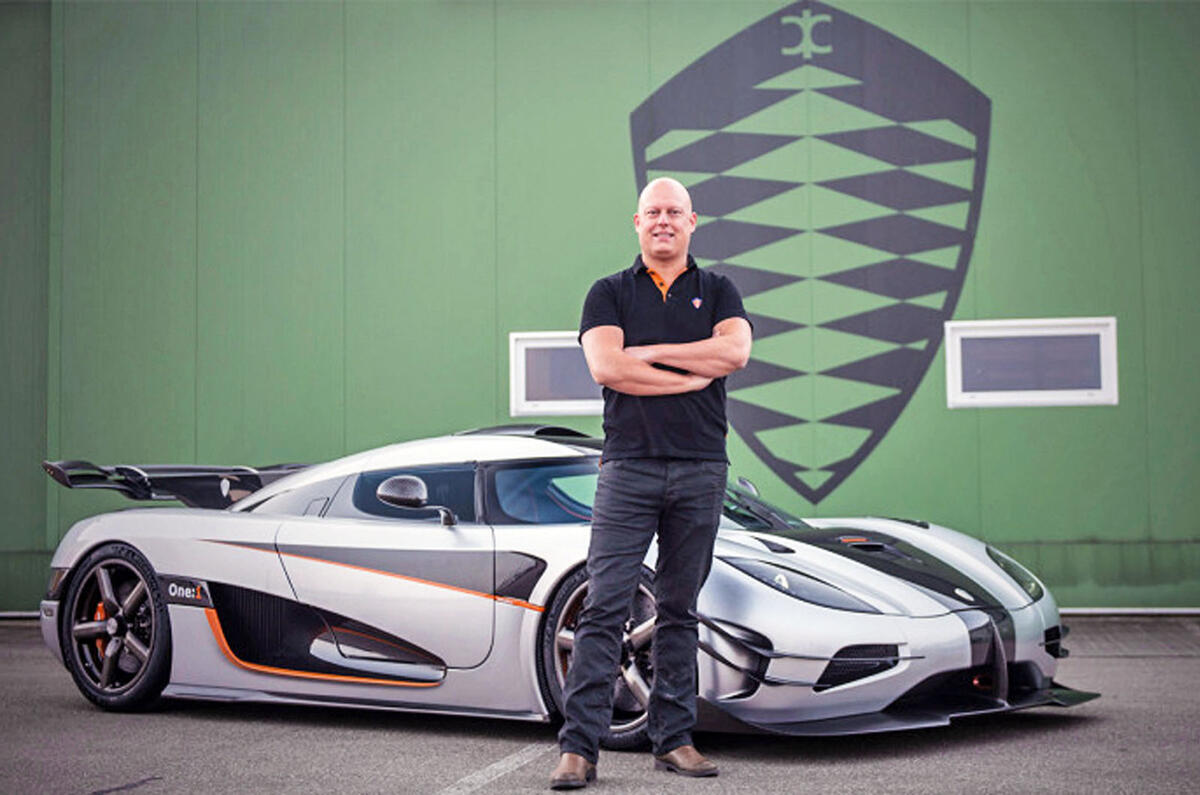 Christian von Koenigsegg and the One hypercar