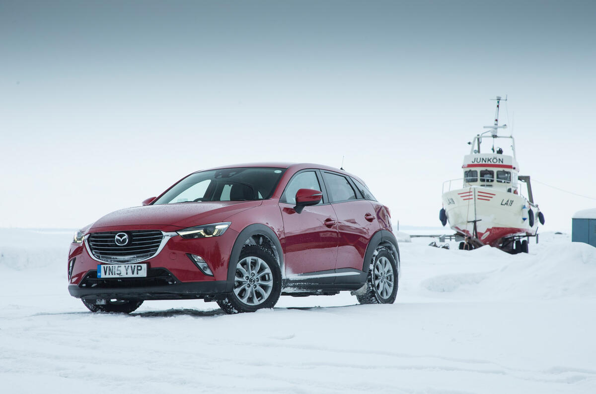 Mazda CX-3 Norway drive Autocar