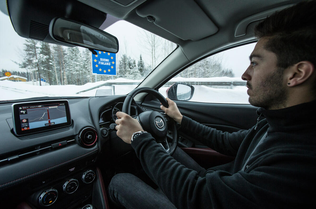 Mazda CX-3 Norway drive Autocar