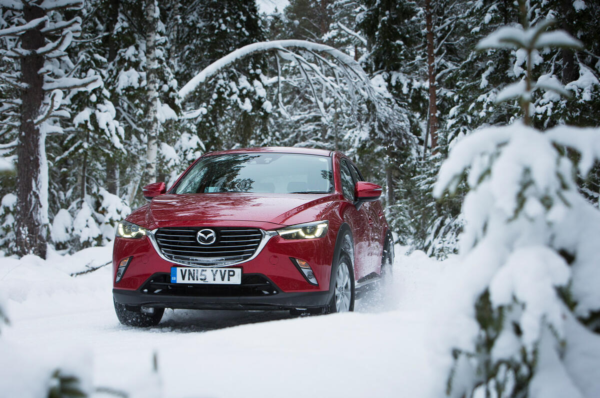 Mazda CX-3 Norway drive Autocar