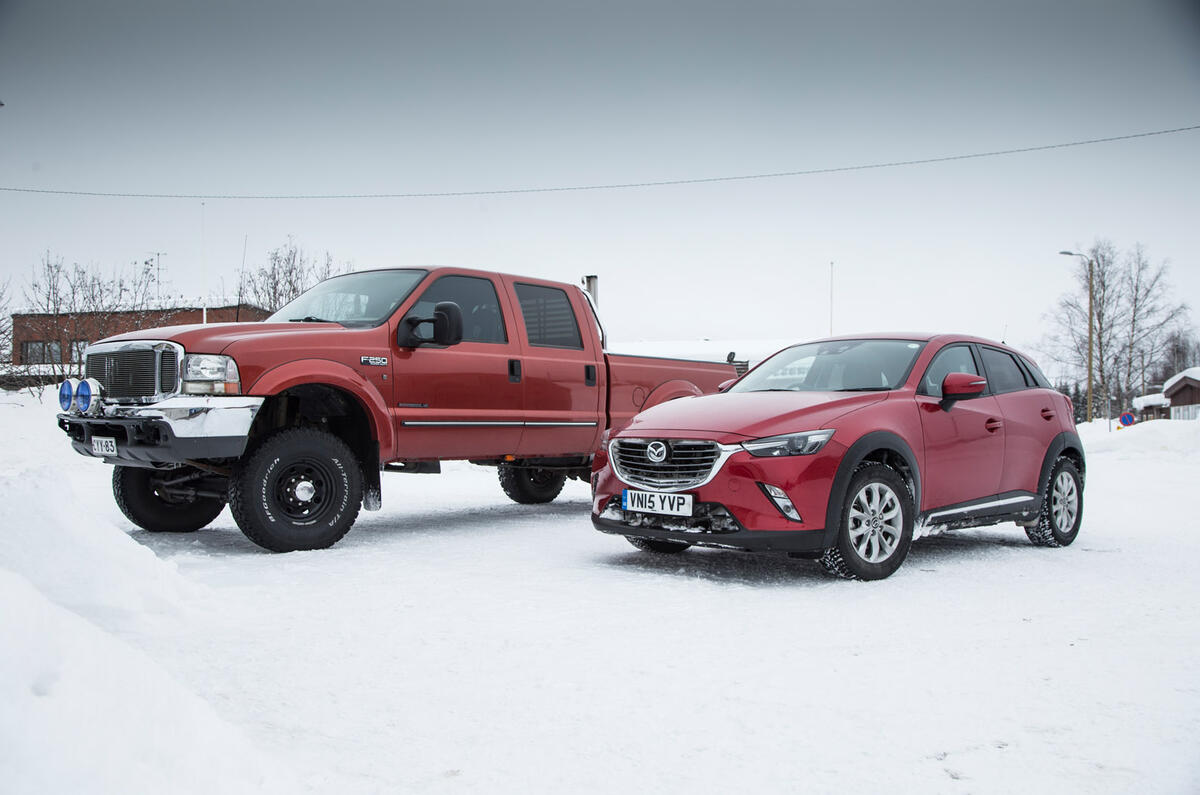 Mazda CX-3 Norway drive Autocar