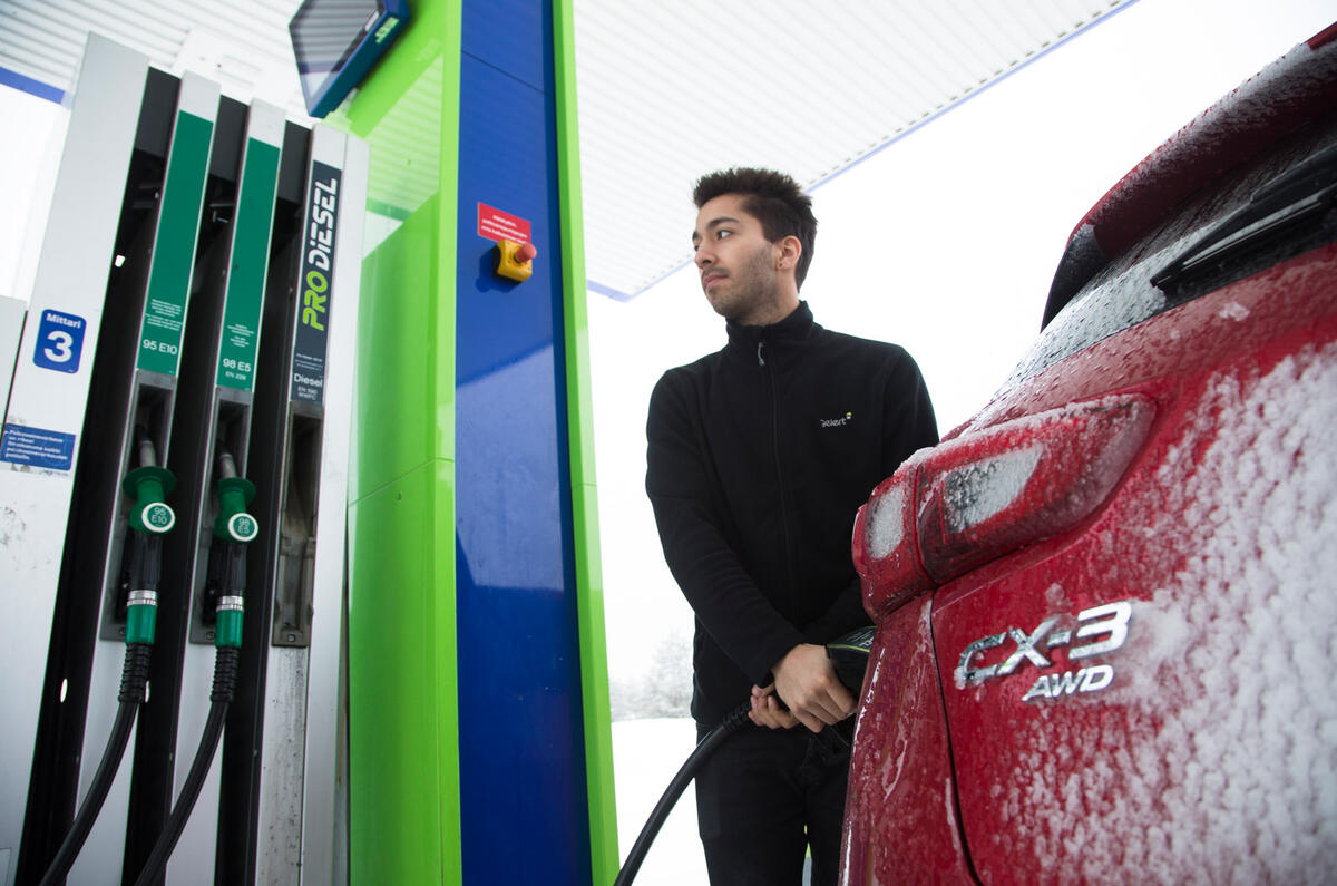 Mazda CX-3 Norway drive Autocar