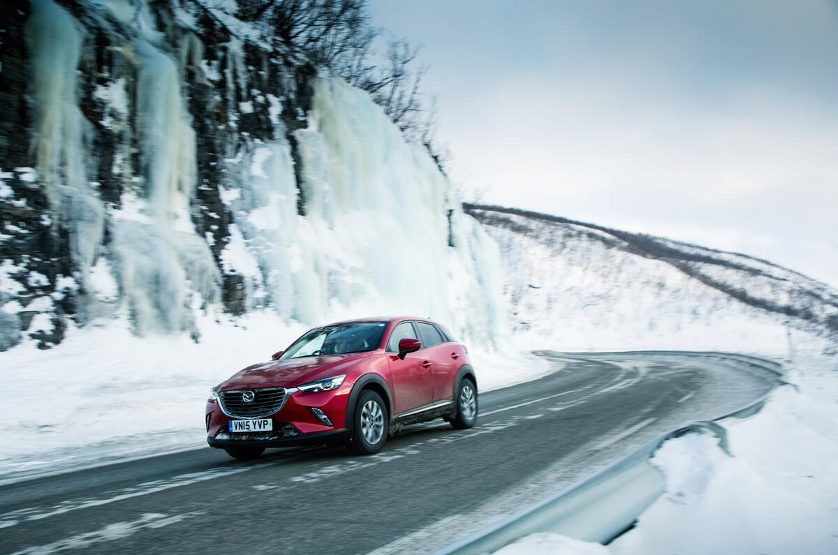 Mazda CX-3 Norway drive Autocar
