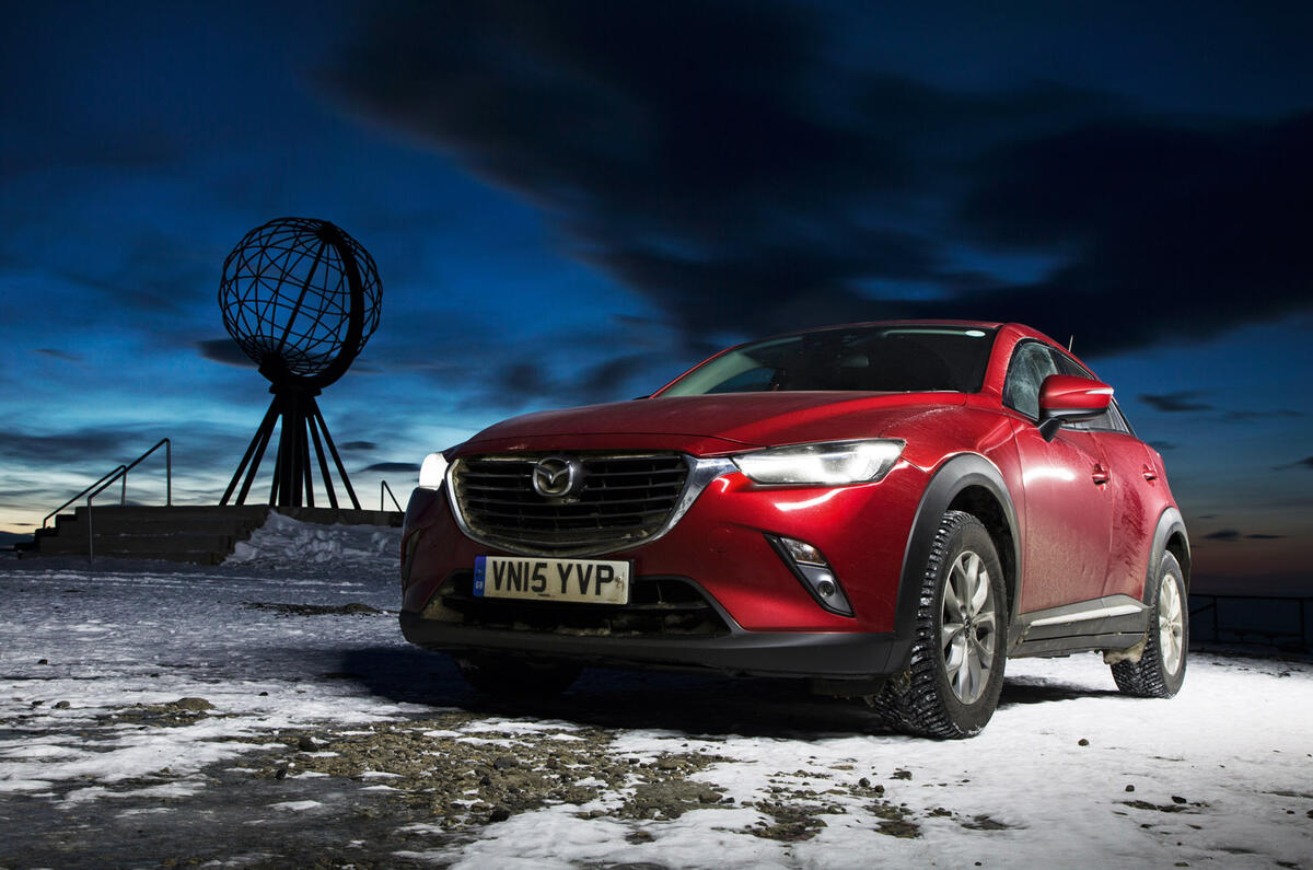 Mazda CX-3 Norway drive Autocar