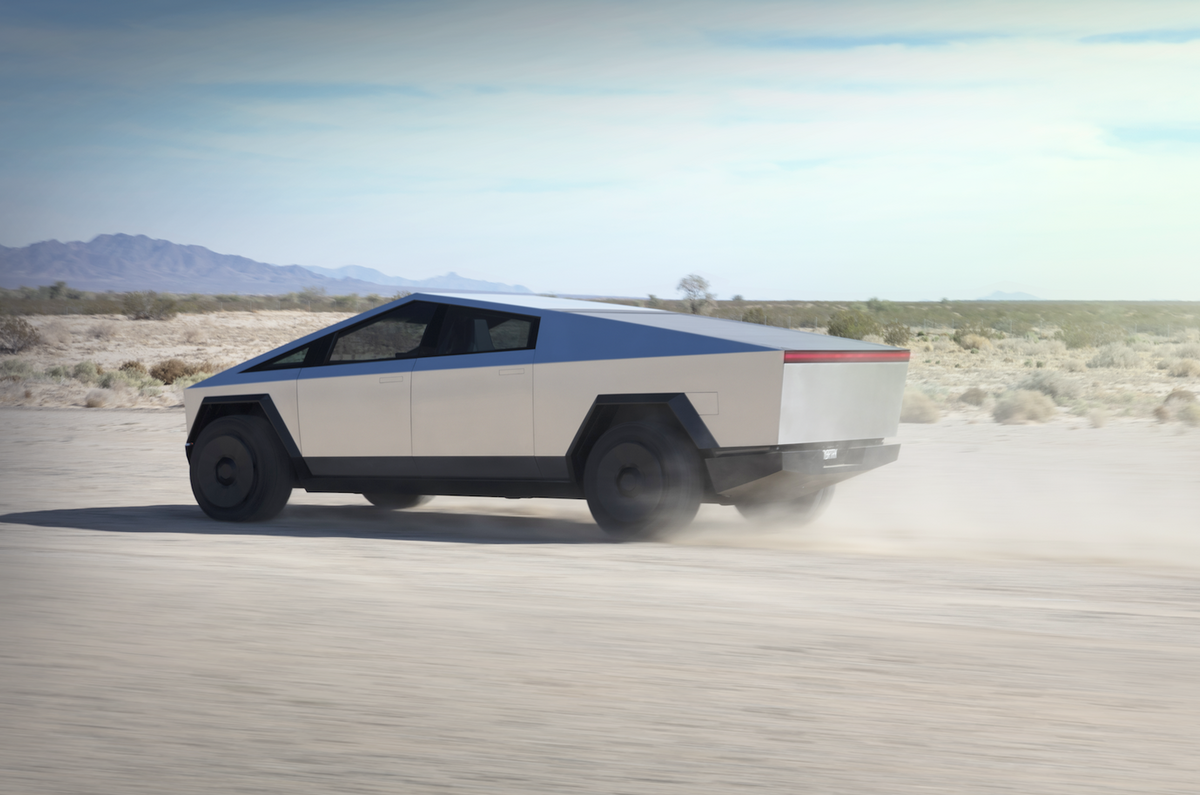 Tesla Cybertruck rear