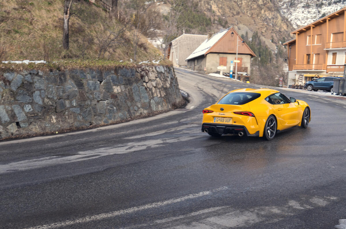As we reach the summit of Alpe d'Huez, the road only gets twistier and the Toyota GR Supra only gets better As we reach the summit of Alpe d'Huez, the road only gets twistier and the Toyota GR Supra only gets better
