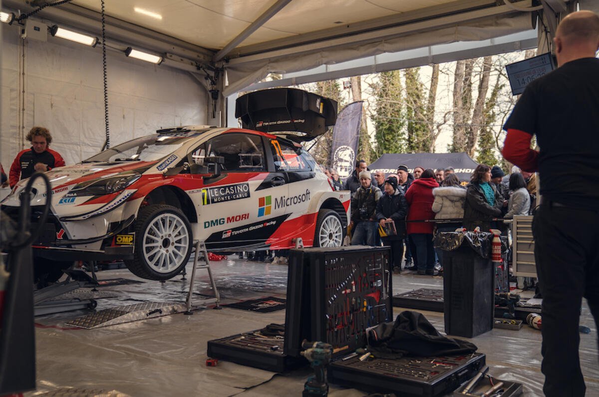 The level of precision and attention to detail in modern rallying is more akin to Formula 1. No sign of haphazardly strewn tools here The level of precision and attention to detail in modern rallying is more akin to Formula 1. No sign of haphazardly strewn tools here