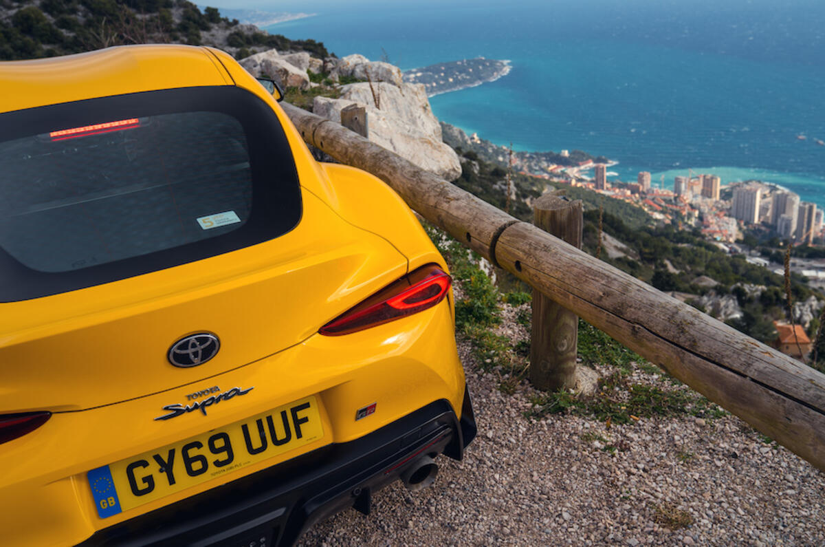 With a view like this... The Toyota GR Supra and the Mediterranean battle for attention