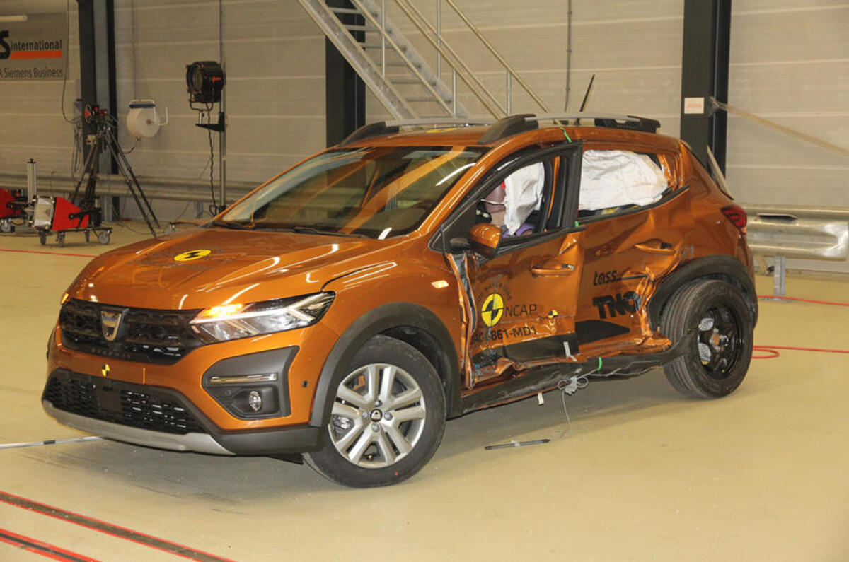 Dacia Sandero Stepway NCAP crash test