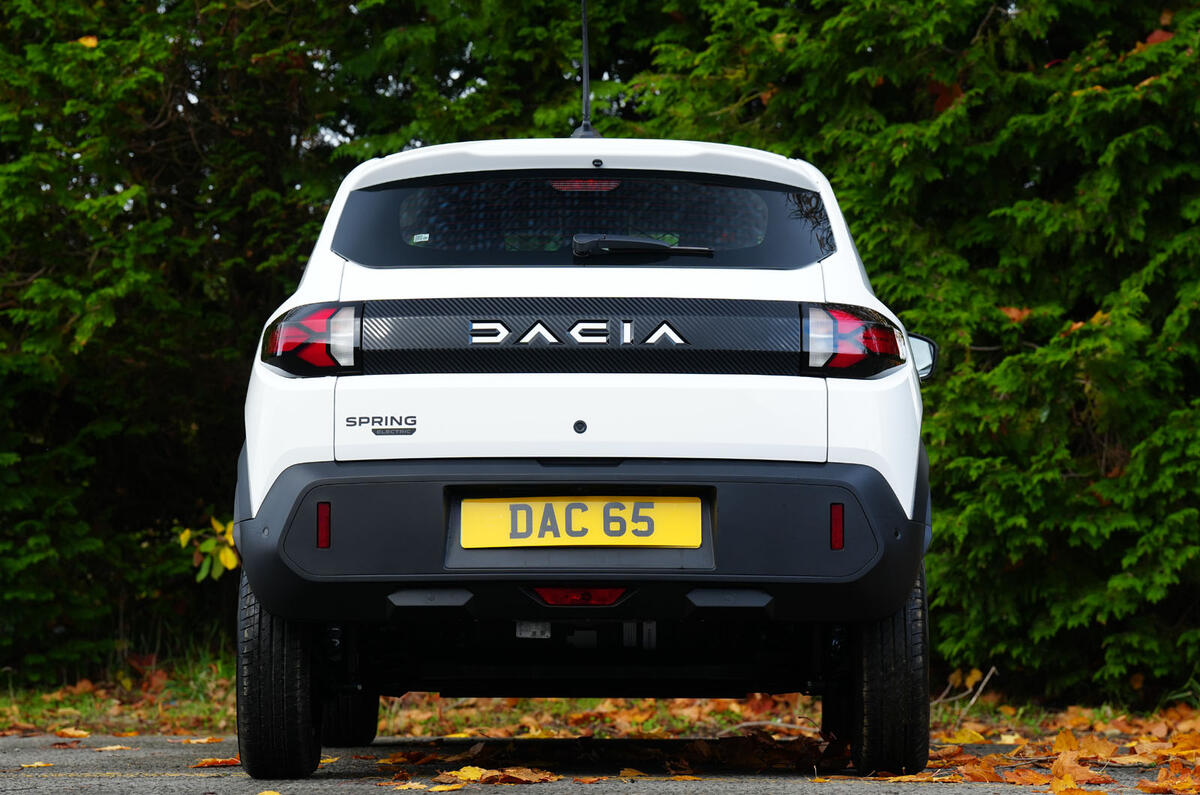 Dacia Spring Cargo rear Dacia Spring Cargo rear