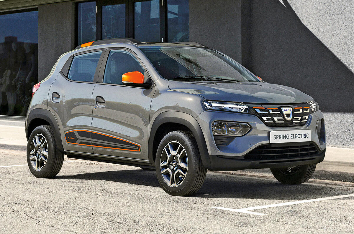 Dacia Spring front three quarter Dacia Spring front three quarter