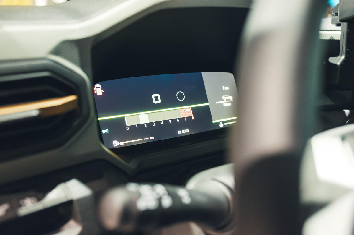Dacia Bigster   digital driver display   Paris motor show Dacia Bigster   digital driver display   Paris motor show