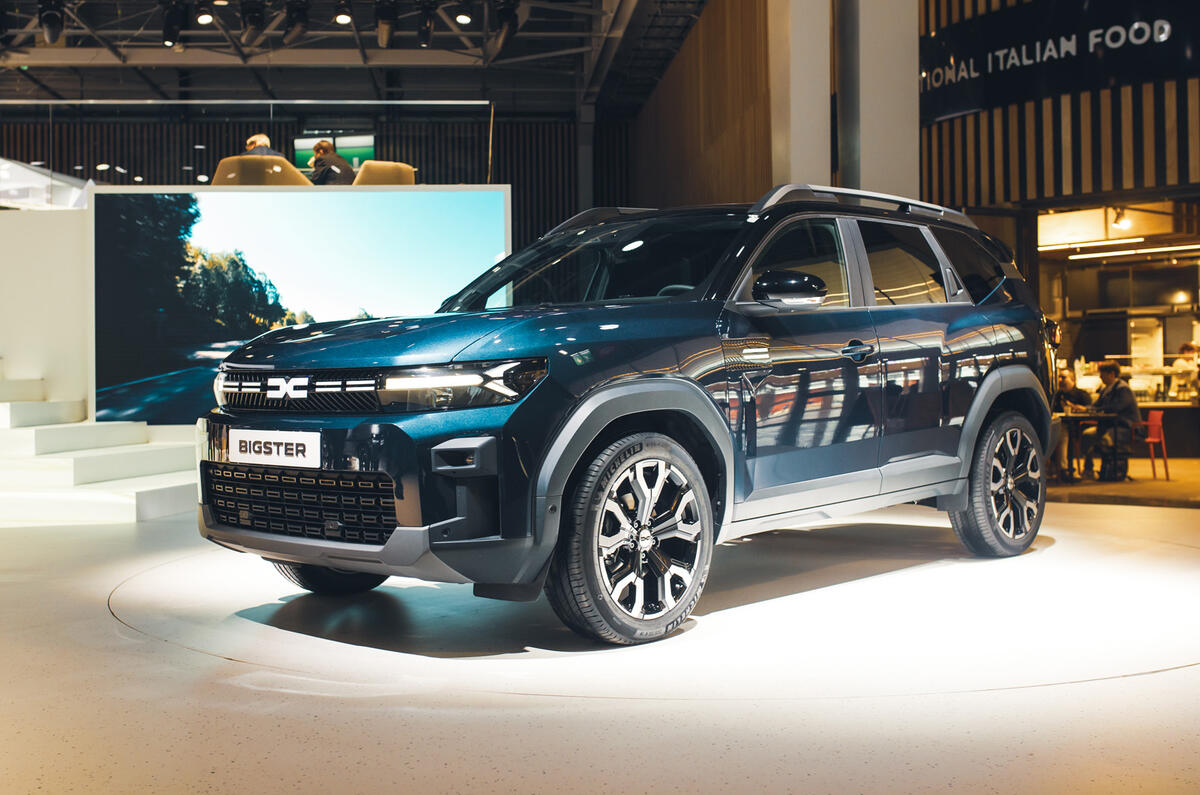 Dacia Bigster front   Paris motor show Dacia Bigster front   Paris motor show