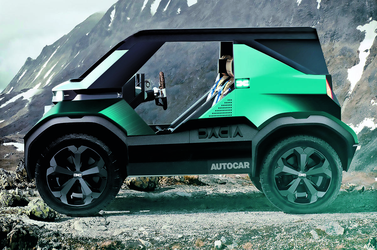 dacia concept render 2023