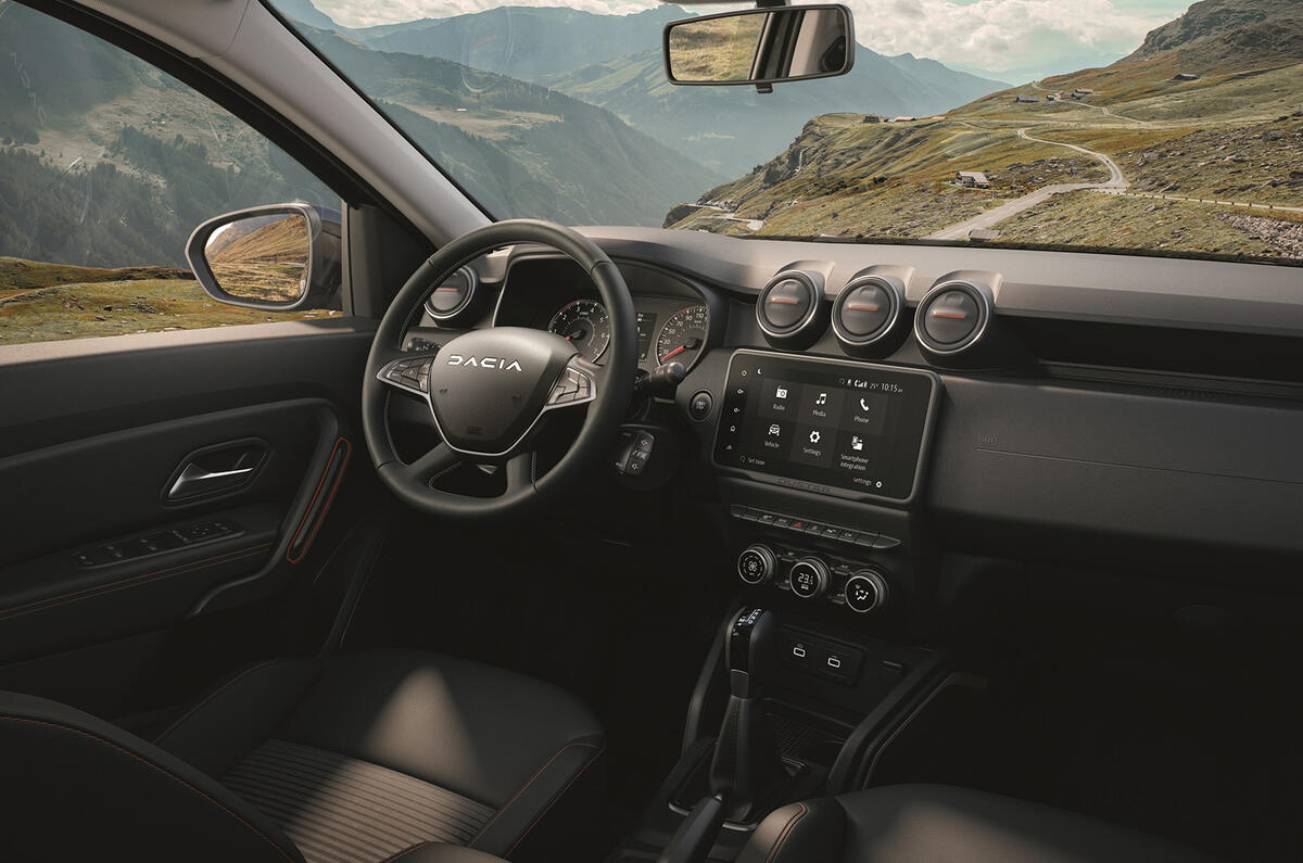 Dacia Duster Extreme SE interior