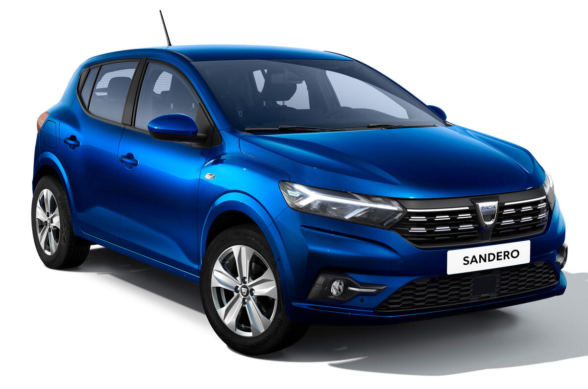 Dacia Sandero 2021 official images - Sandero front Dacia Sandero 2021 official images - Sandero front