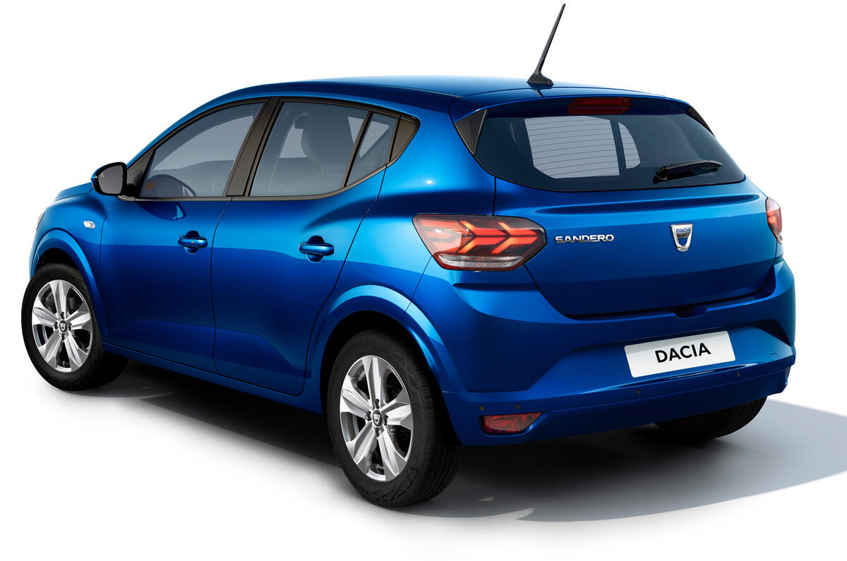 Dacia Sandero 2021 official images - Sandero rear Dacia Sandero 2021 official images - Sandero rear
