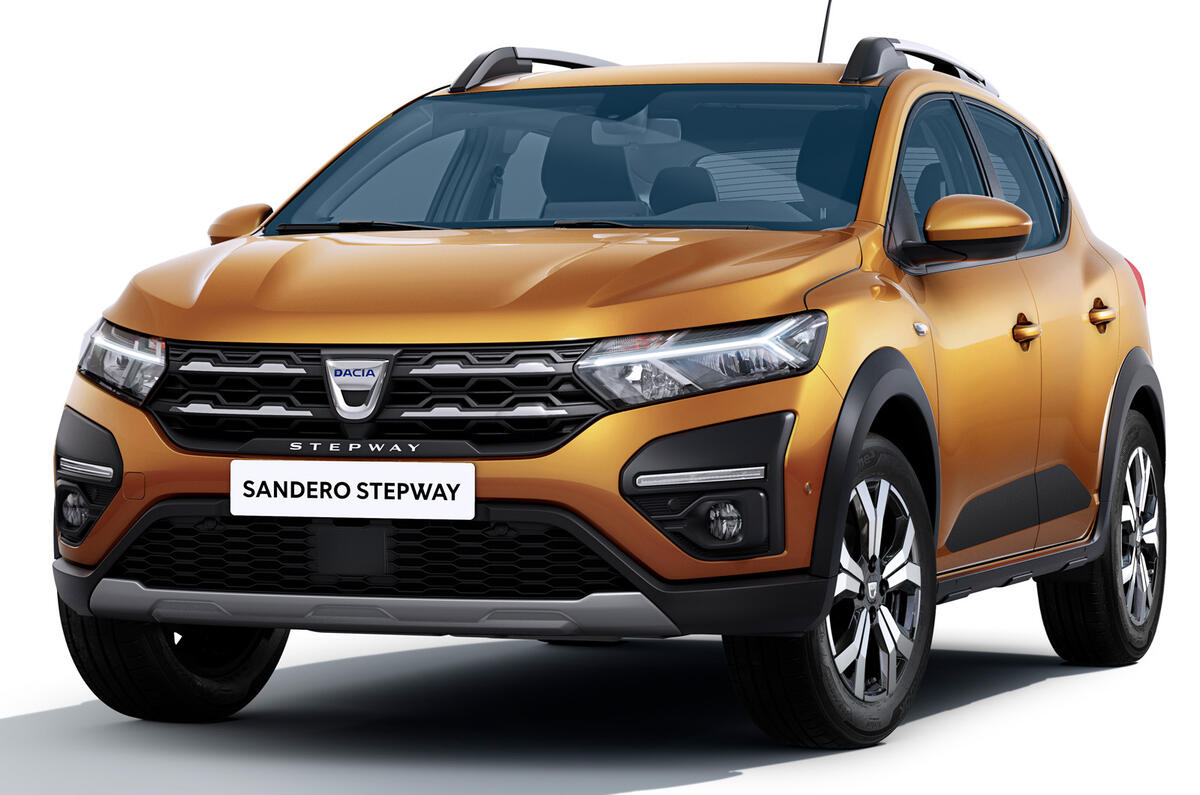 Dacia Sandero 2021 official images - Sandero Stepway front Dacia Sandero 2021 official images - Sandero Stepway front