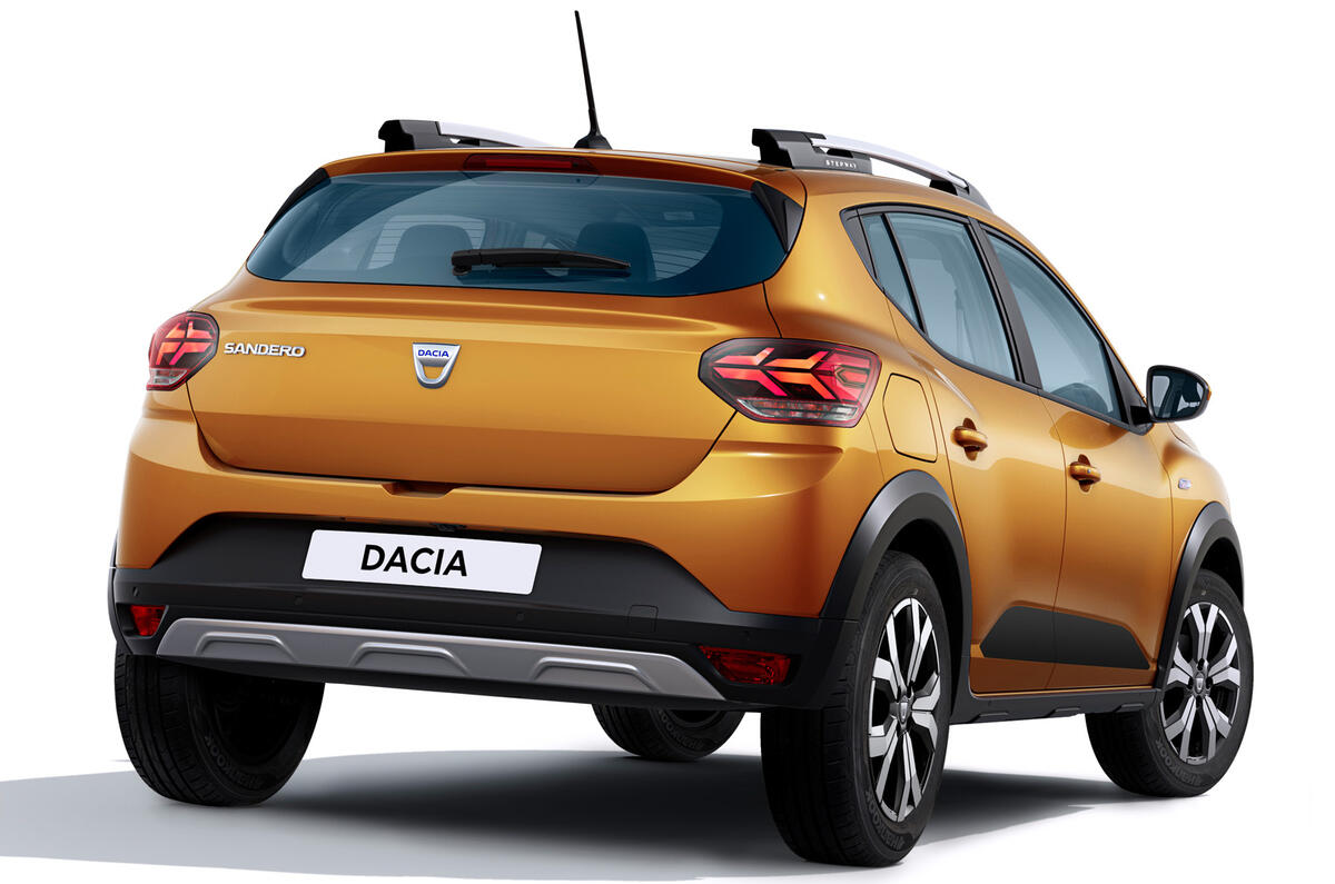 Dacia Sandero 2021 official images - Sandero Stepway rear Dacia Sandero 2021 official images - Sandero Stepway rear