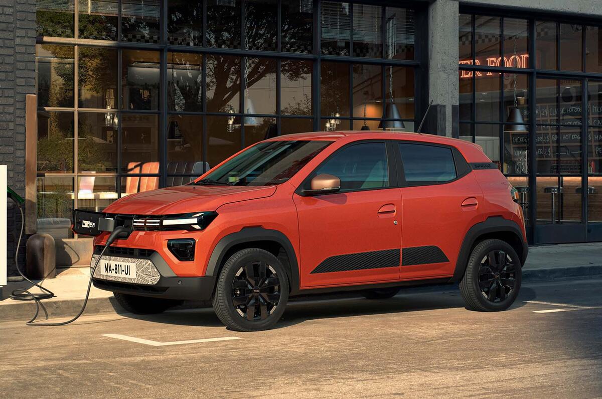 Dacia Spring charging Dacia Spring charging