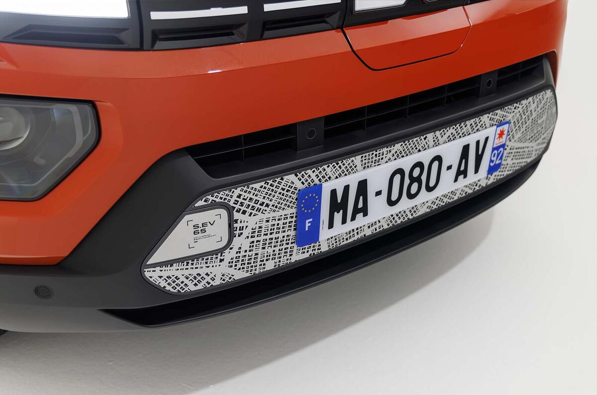 Dacia Spring front bumper Dacia Spring front bumper