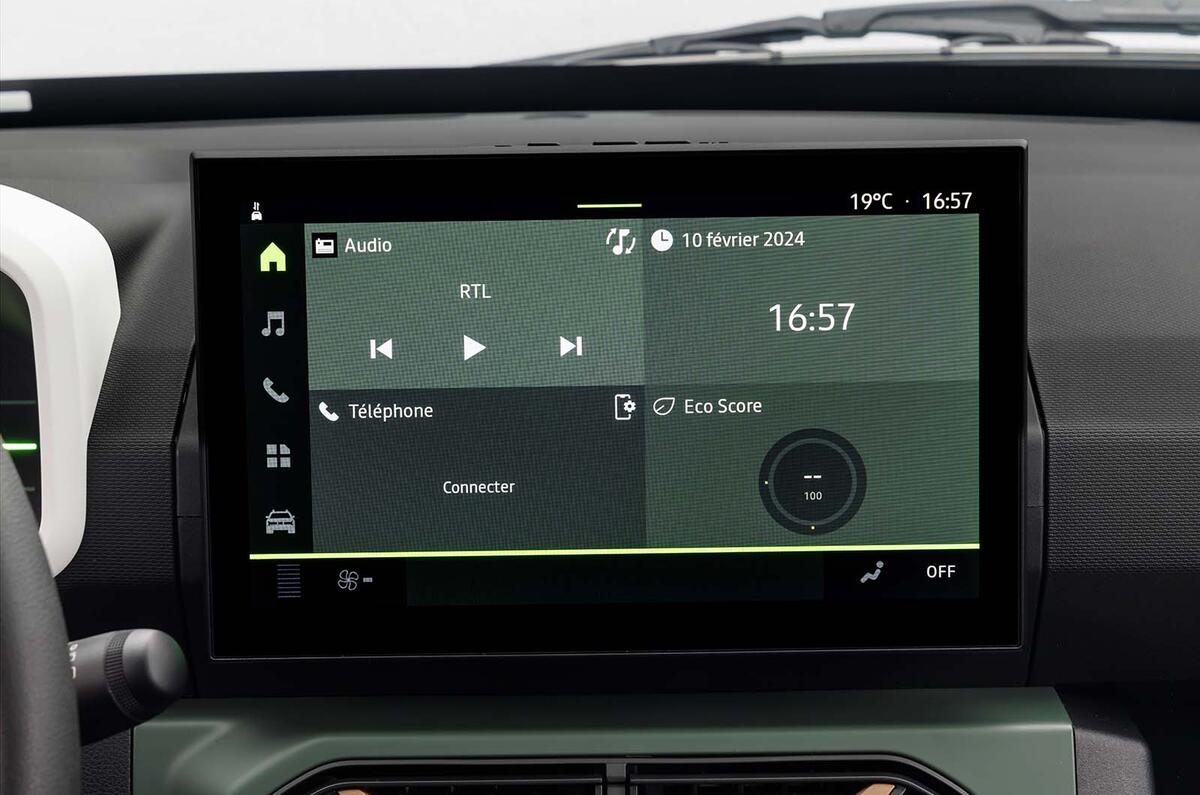 Dacia Spring infotainment Dacia Spring infotainment
