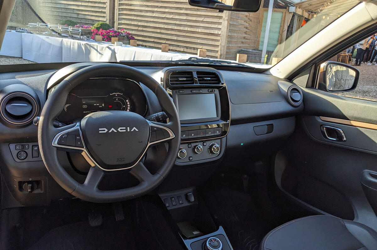 Dacia Spring interior Dacia Spring interior