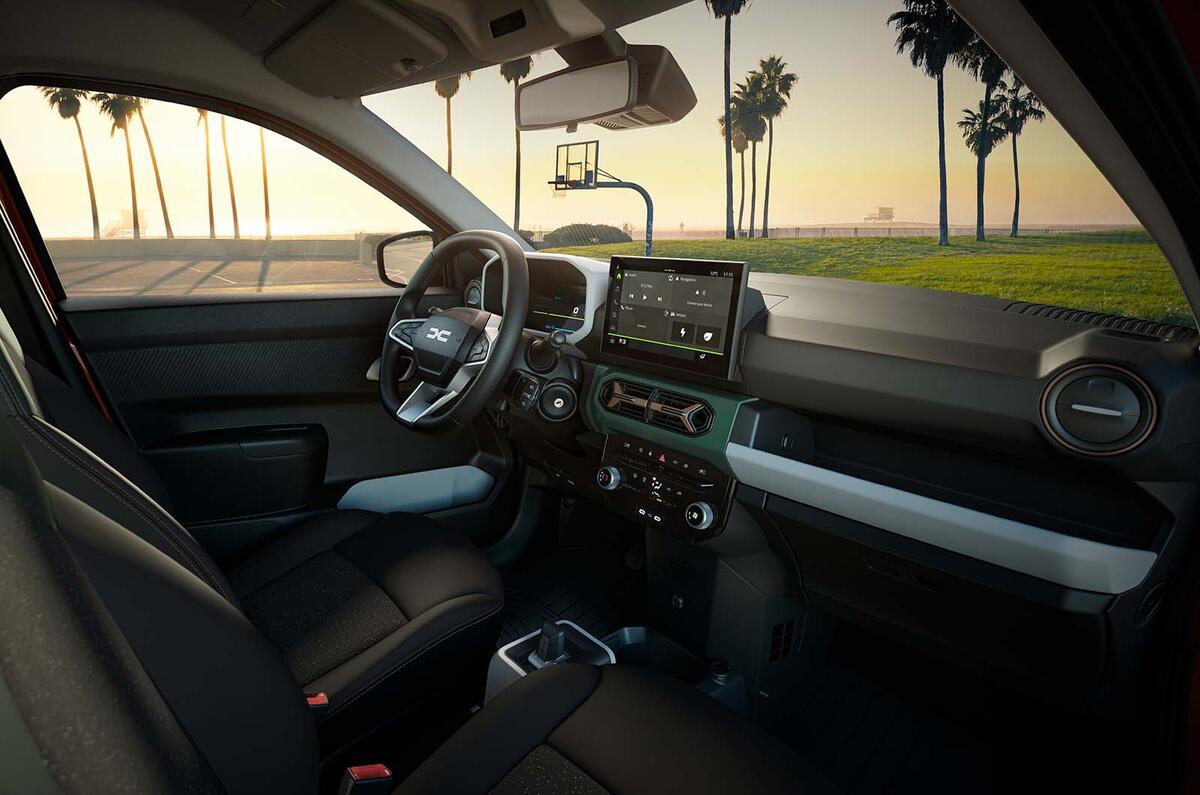 Dacia Spring interior Dacia Spring interior