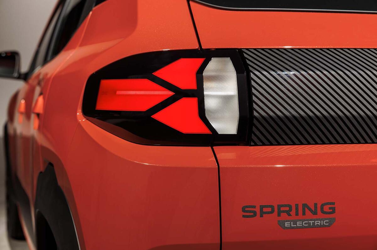 Dacia Spring rear lights Dacia Spring rear lights