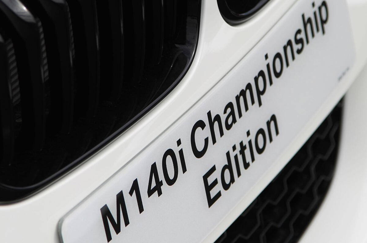 BMW launches M140i Championship Edition to commemorate BTCC titles