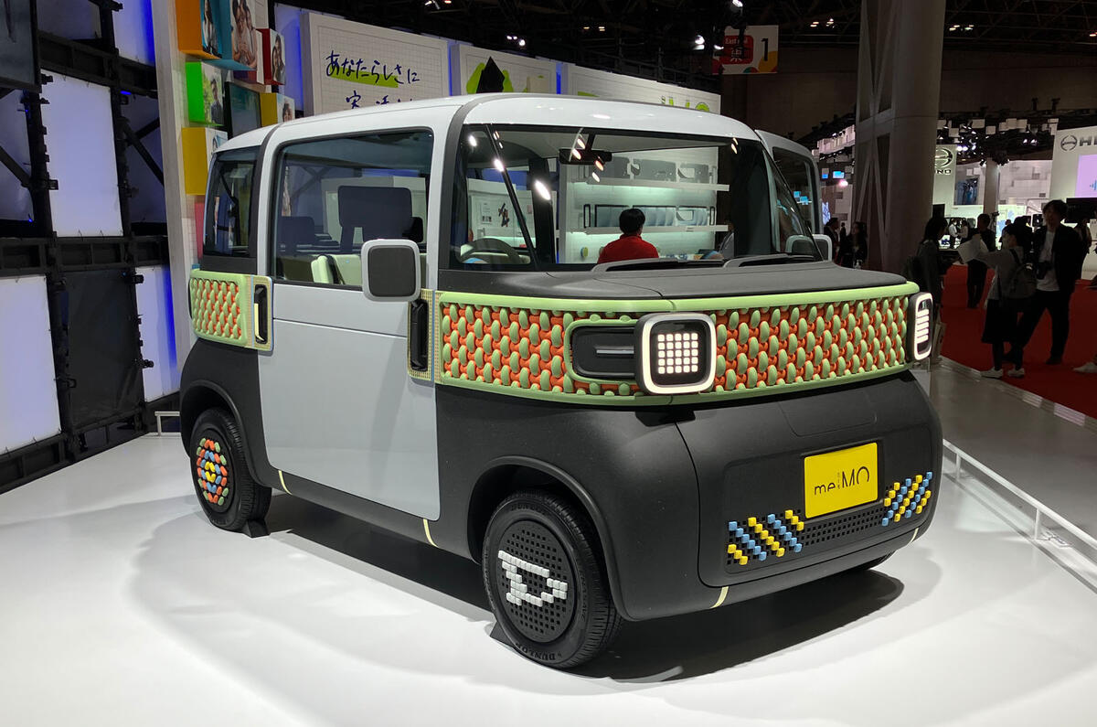 Daihatsu me Mo concept Tokyo motor show 2023 front quarter Daihatsu me Mo concept Tokyo motor show 2023 front quarter