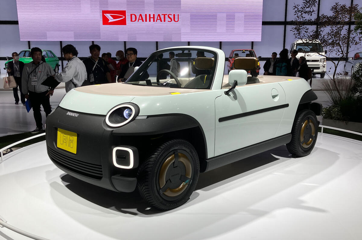 Daihatsu Ospano concept Tokyo motor show 2023 front quarter Daihatsu Ospano concept Tokyo motor show 2023 front quarter