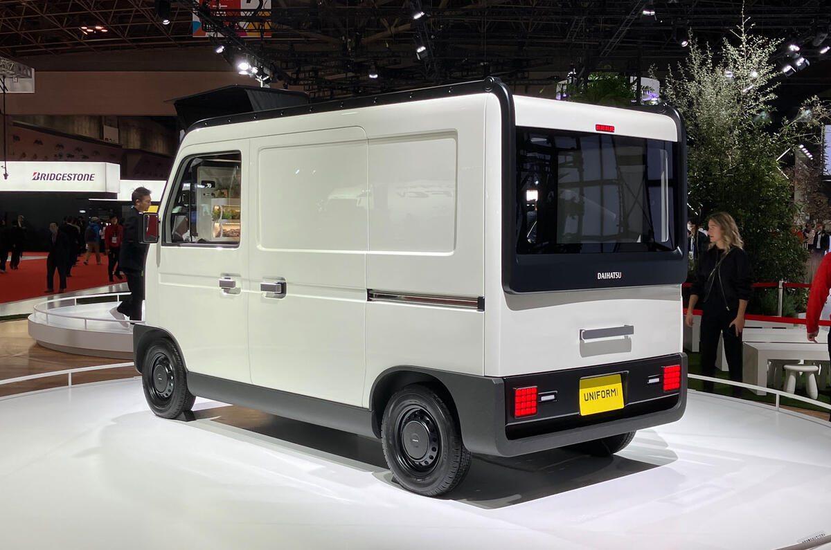 Daihatsu Uniform concept Tokyo motor show 2023 rear Daihatsu Uniform concept Tokyo motor show 2023 rear