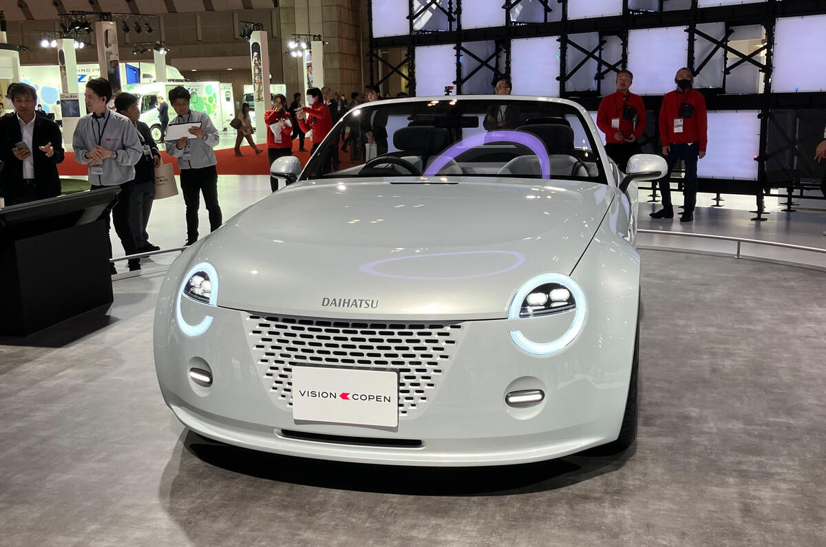 Daihatsu Vision Copen Tokyo motor show 2023 front Daihatsu Vision Copen Tokyo motor show 2023 front
