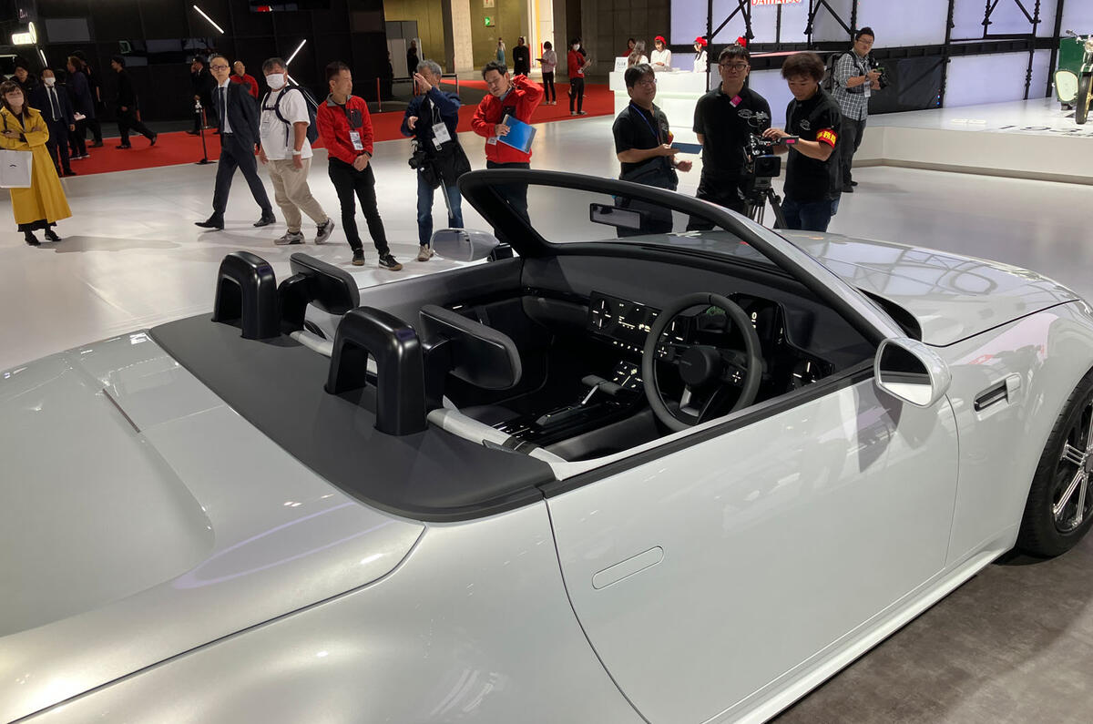 Daihatsu Vision Copen Tokyo motor show 2023 interior Daihatsu Vision Copen Tokyo motor show 2023 interior