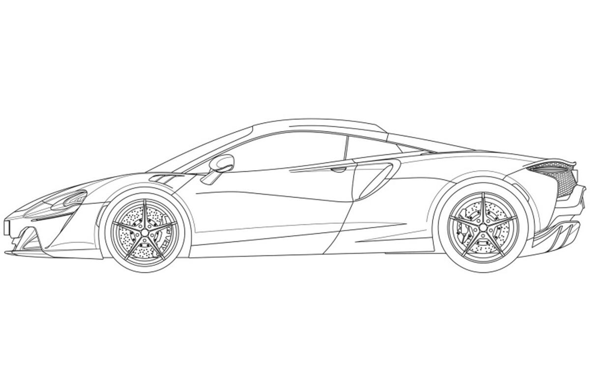 2020 McLaren Sports Series hybrid design patent 2020 McLaren Sports Series hybrid design patent