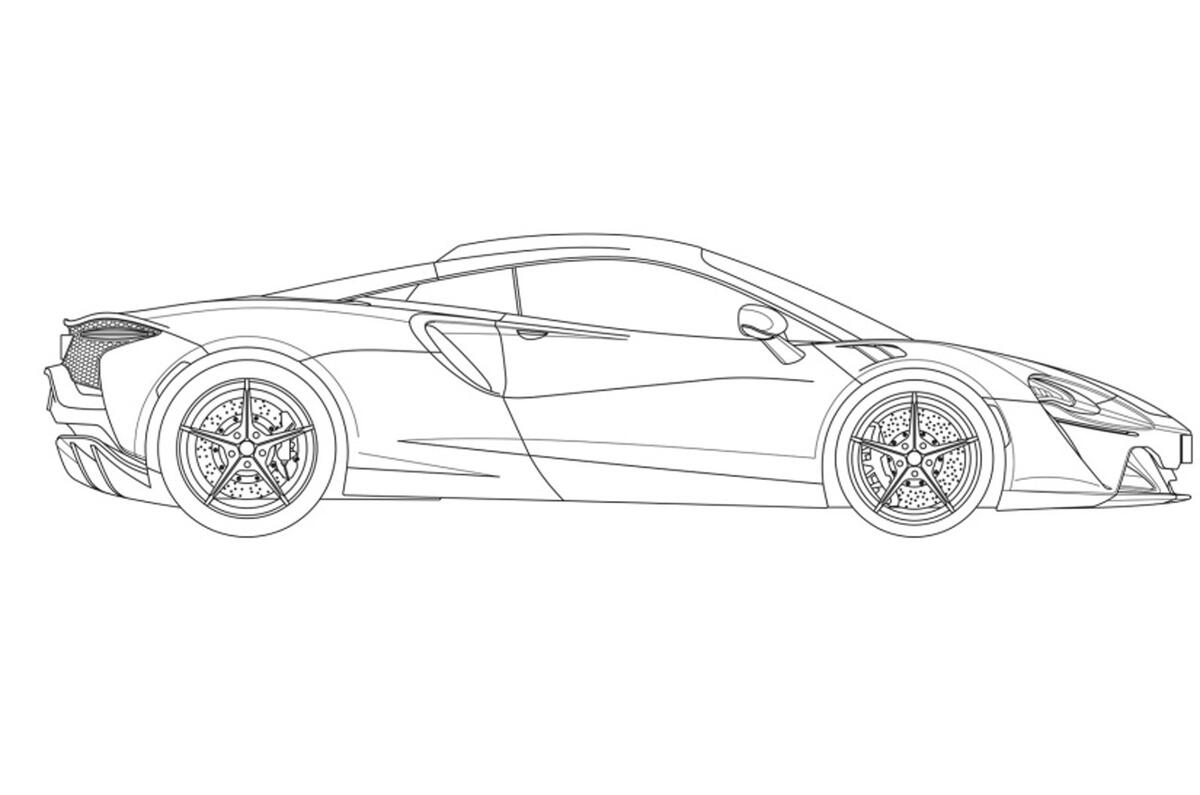 2020 McLaren Sports Series hybrid design patent 2020 McLaren Sports Series hybrid design patent