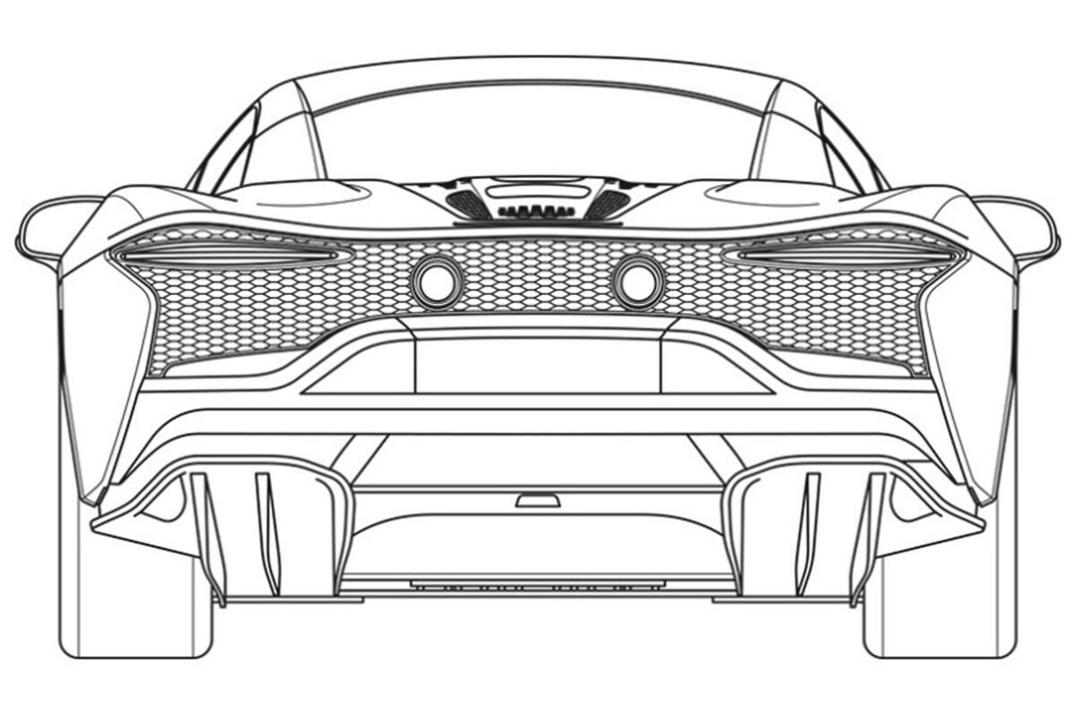 2020 McLaren Sports Series hybrid design patent 2020 McLaren Sports Series hybrid design patent