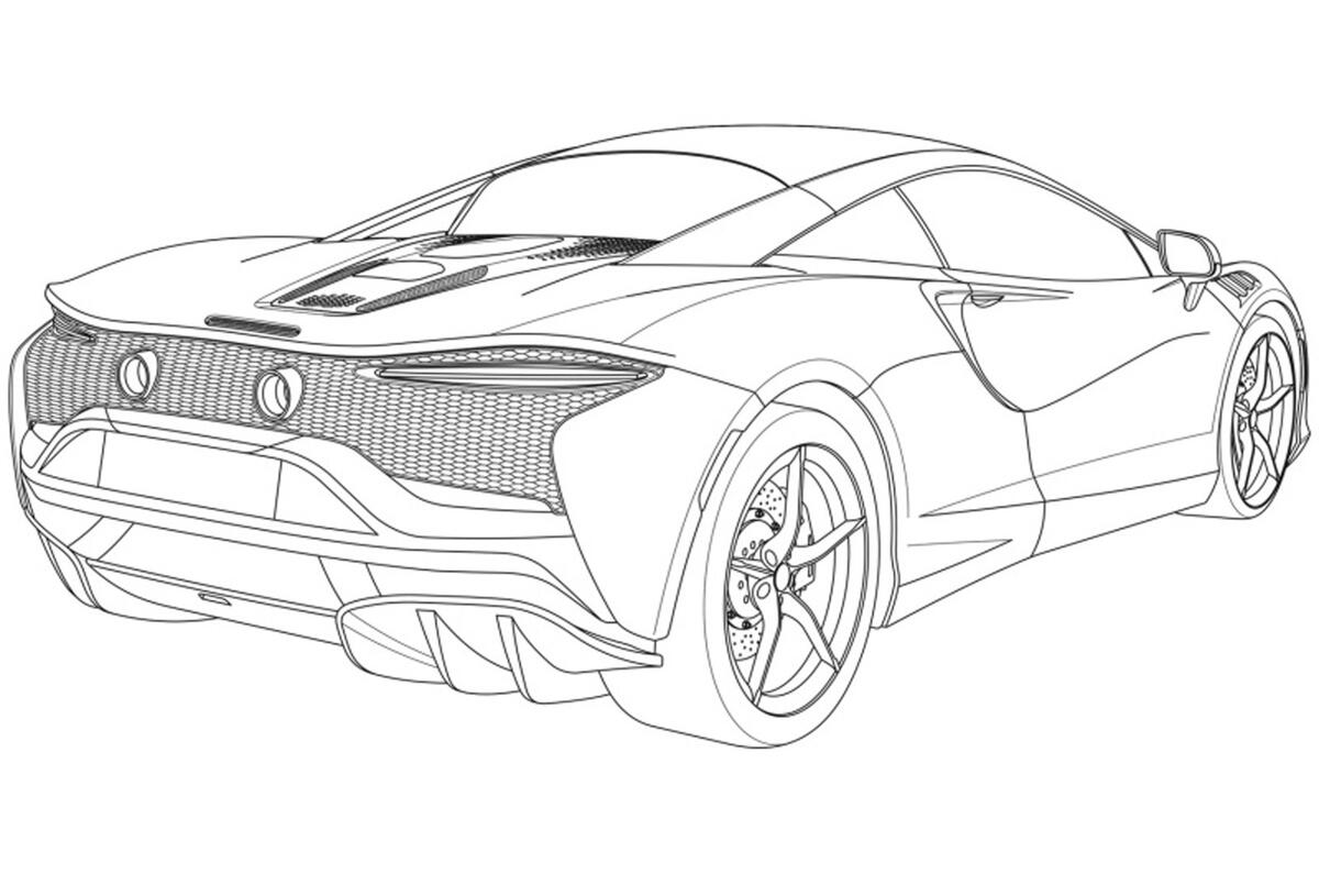 2020 McLaren Sports Series hybrid design patent 2020 McLaren Sports Series hybrid design patent