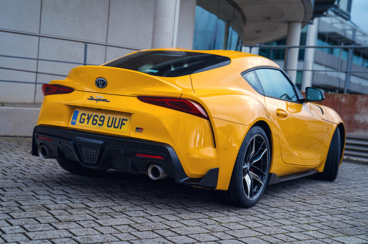 The Toyota GR Supra looks good from every angle – especially the rear The Toyota GR Supra looks good from every angle – especially the rear