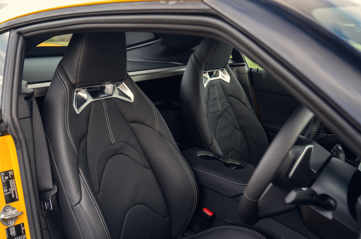 The cosseting seats of the Toyota GR Supra are as comfortable as the are supportive The cosseting seats of the Toyota GR Supra are as comfortable as the are supportive
