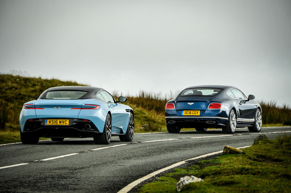 Aston Martin DB11 vs Bentley Continental GT Speed