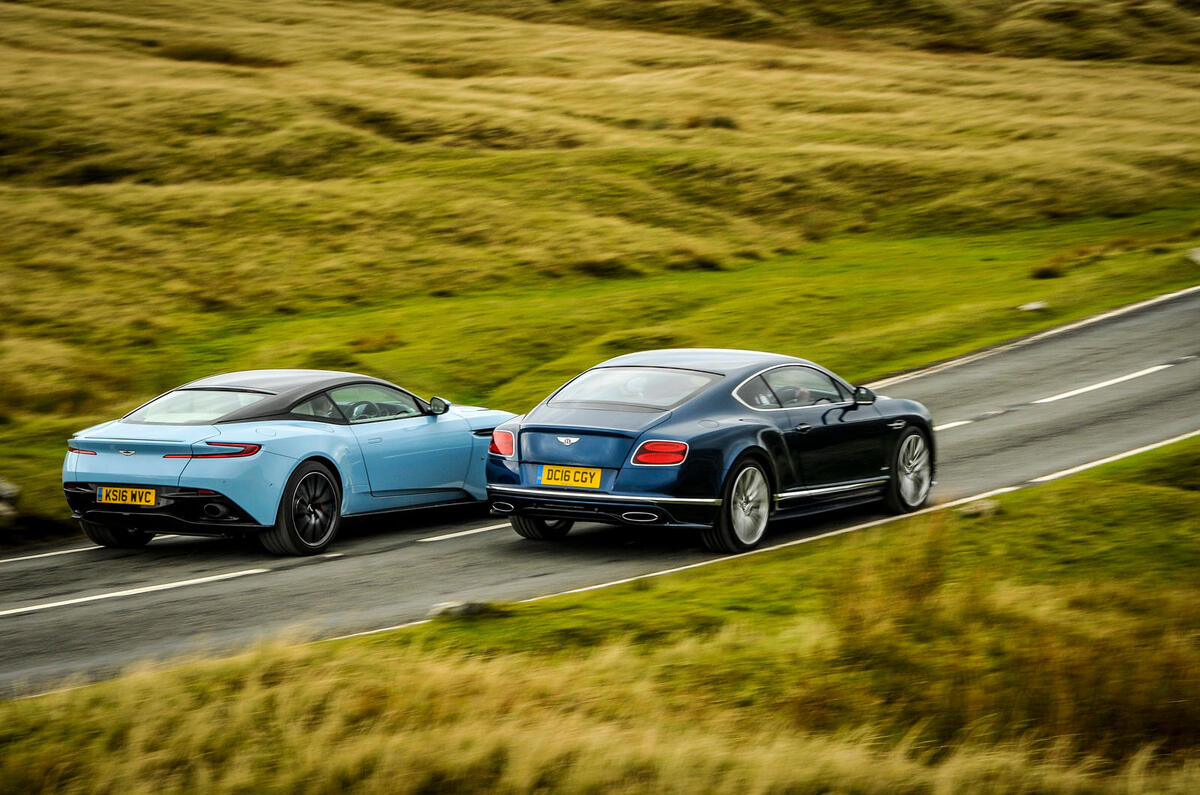 Aston Martin DB11 vs Bentley Continental GT Speed