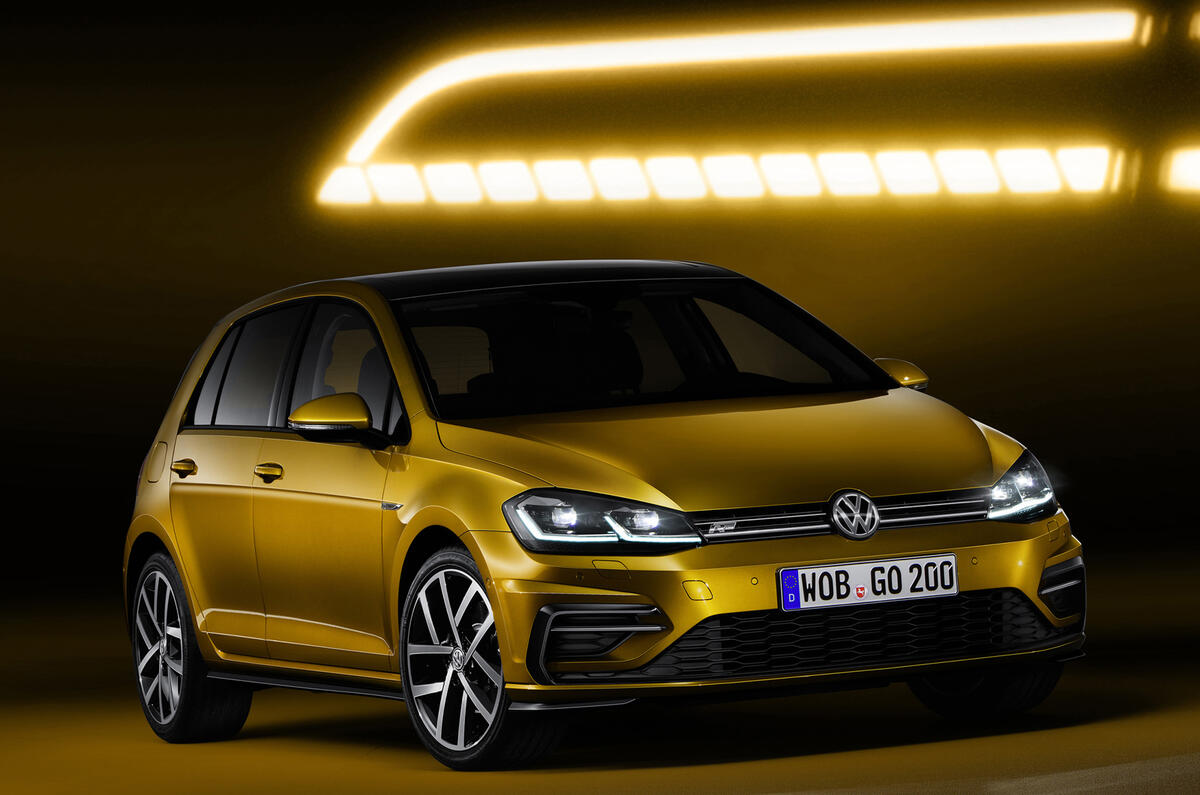 2017 Volkswagen Golf facelift revealed