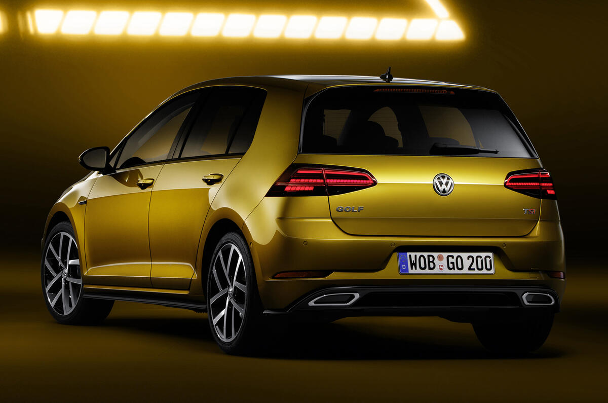 2017 Volkswagen Golf facelift revealed