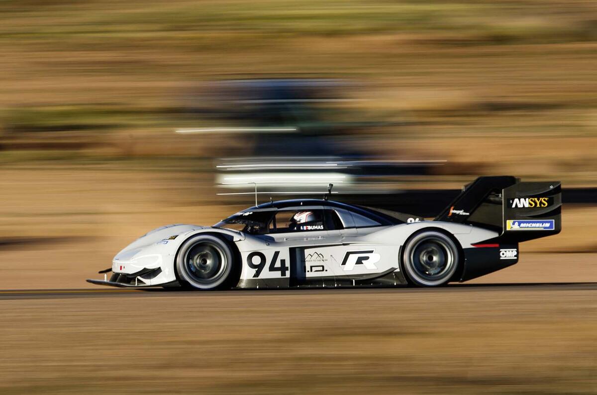 VW’s ID R electric racer