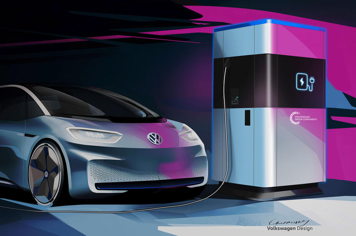 Volkswagen mobile charging station