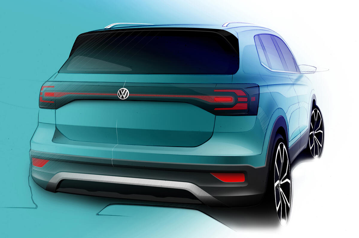 2019 Volkswagen T-Cross design shown in official preview